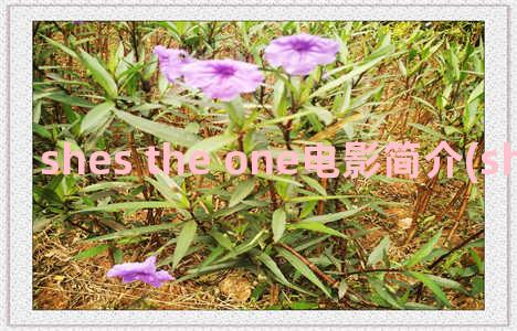 shes the one电影简介(she's gone是哪部电影)